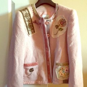 Moschino embellished wool jacket